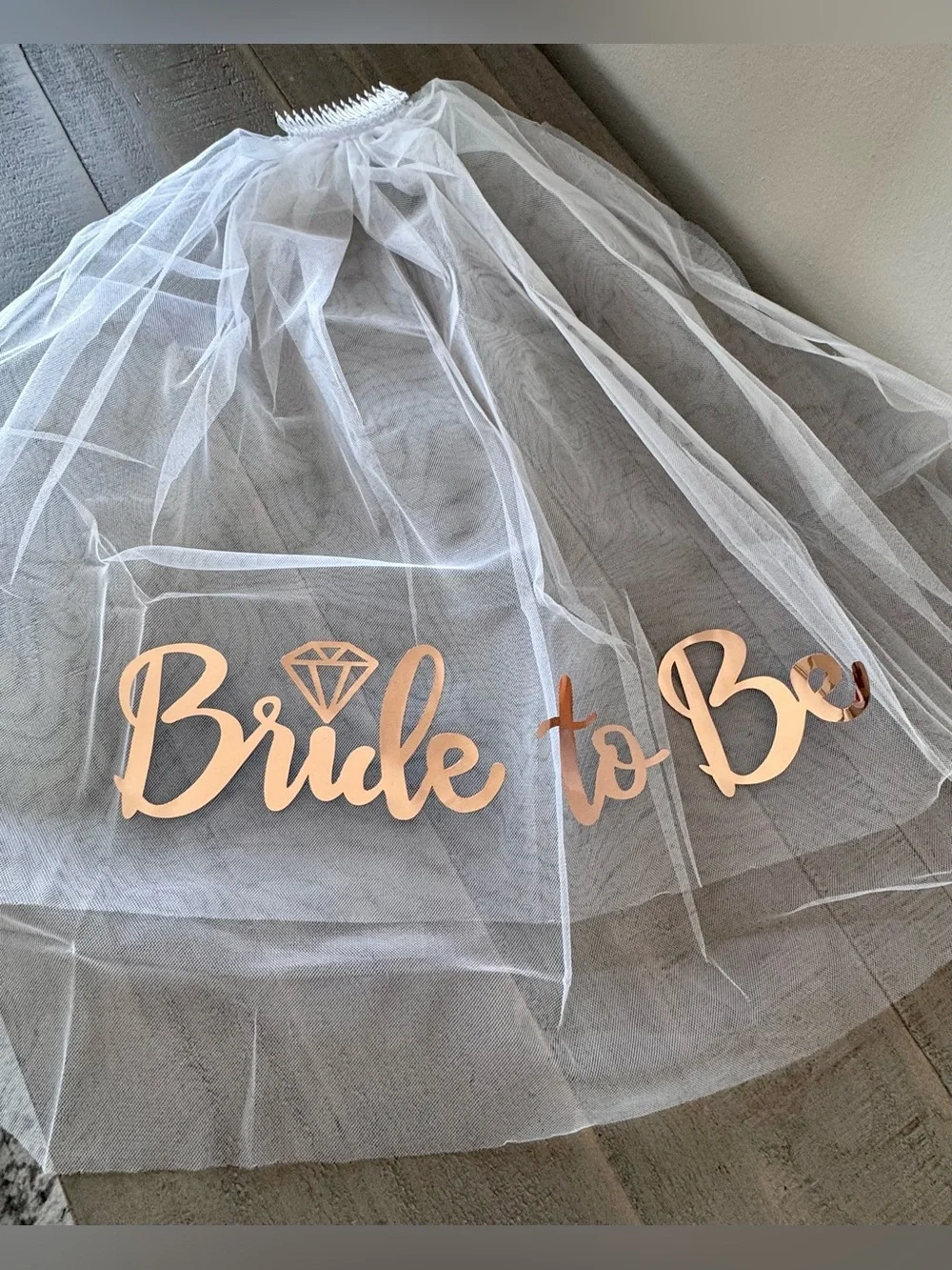 Bride to Be Set for Bridal Shower, Bachelorette: Veil, Sash, Tattoos, Confetti..